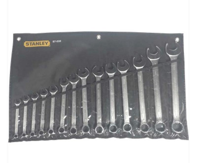 STANLEY COMBINATION WRENCH SET SL 14PC METRIC 8-24MM 87-036-1