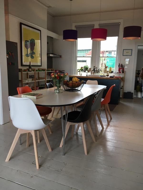 Jerry Orange Dining Chair With Solid Oak Legs Buy Now At Habitat Uk