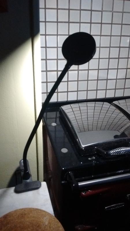 habitat dotty led clamp lamp