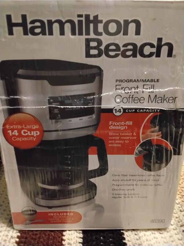 Water Filter Hamilton Beach Programmable Easy Access Coffee Maker