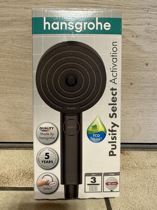 hansgrohe Pulsify S - Hoofddouche, ronde Douchekop, Regendouche met 1 jet voor wand- en plafondmontage, met anti-kalk functie, chroom