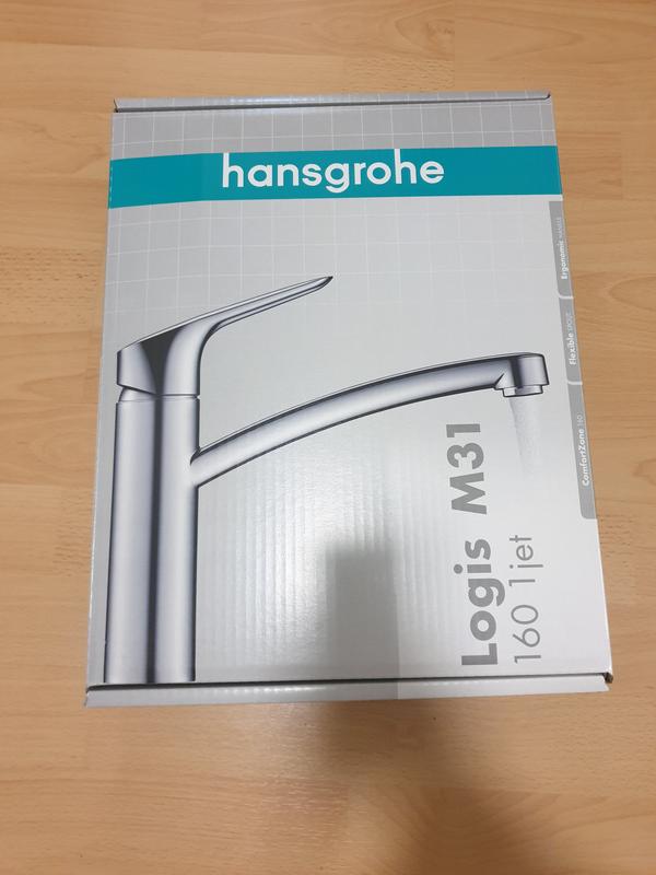 hansgrohe Mitigeurs de cuisine: Logis M31, Mitigeur de cuisine 160, Eco C3,  CoolStart, EcoSelection 1jet, N° article 71839000