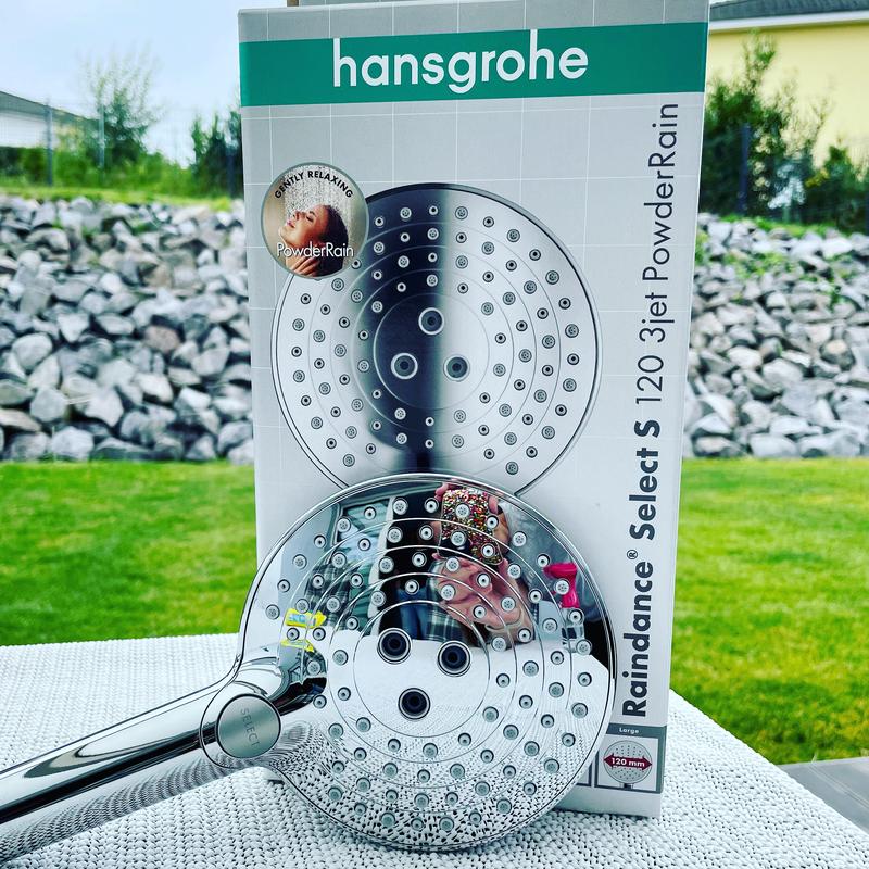 Pommeau De Douche Hansgrohe Raindance Select S | 3 Jets Dont PowderRain - Chromé, 120mm