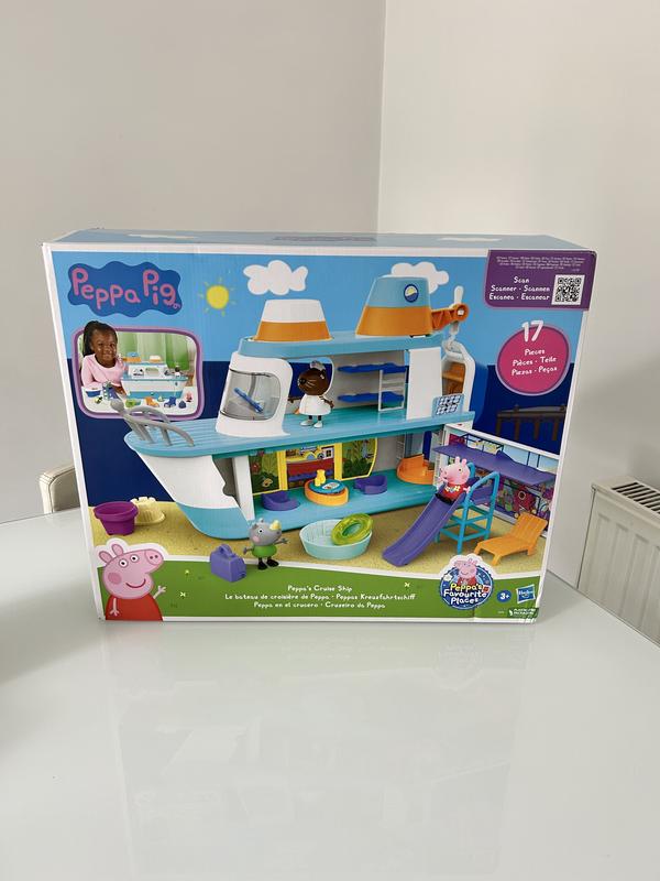 Peppa Pig's Cruise Ship, Peppa Pig Playset with 17 Pieces