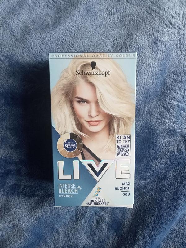 Schwarzkopf Live Color XXL – Max Blonde 00B | Aufheller Für 6–8 Stufen, Mit Fruit Oil
