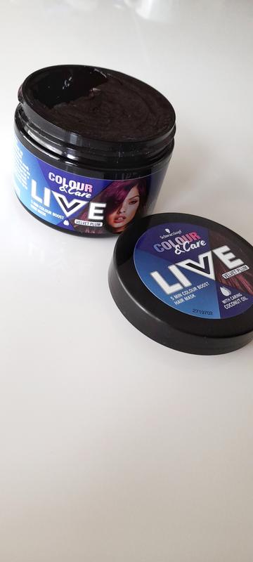 Schwarzkopf LIVE Colour & Care Hair Mask Colour Boost Velvet Plum 150ml