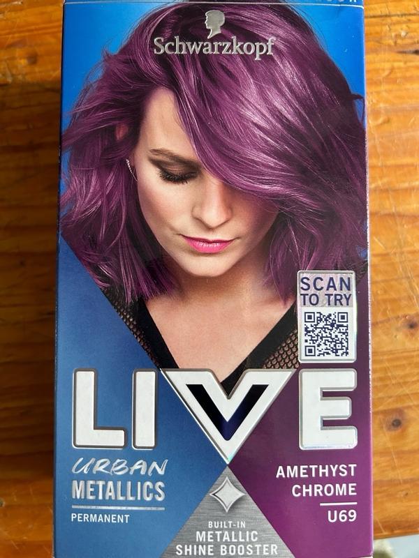 Schwarzkopf Tintura Per Capelli Metallizzata Live Urban U69 Amethyst Chrome - Foto 4