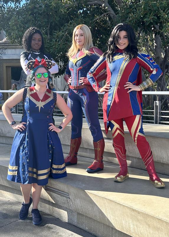 Her Universe Marvel The Marvels Captain Marvel Retro Dress Her Universe  Exclusive | Her Universe
