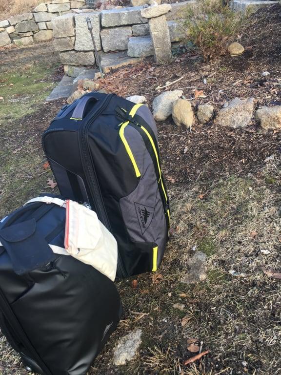 High Sierra Dells Canyon 71cm Wheeled Duffle Black/Yellow MYER - Main Image