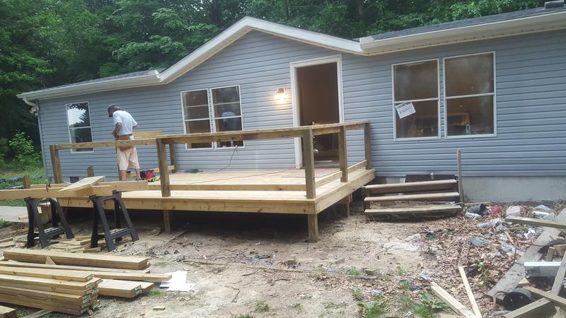 New Deck Built With ONE Exterior Multi Material Screw - FLAT HEAD, Star Drive, Bronze Epoxy Coated Screws.