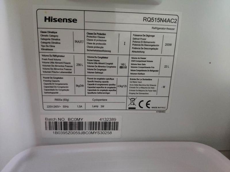 Frigorifico Hisense RQ515N4AC2 - Electrodomésticos Feijóo