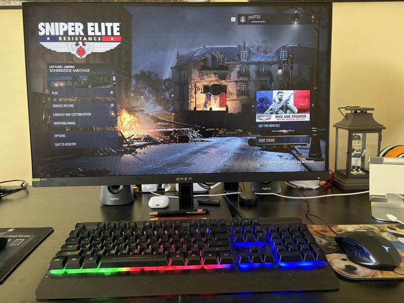 OMEN 27k UHD 144Hz Gaming Monitor - 27