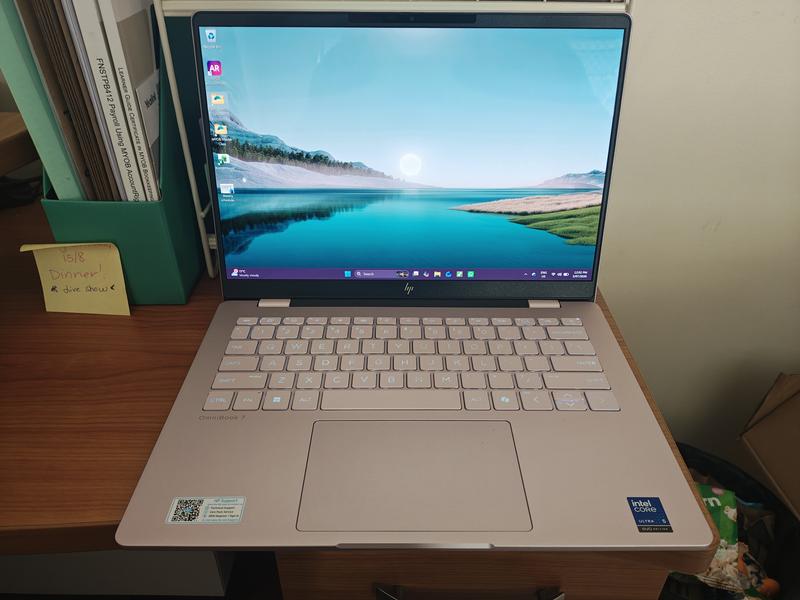 HP OmniBook 7 14 inch Laptop AI 14-fr0056TU, Silver - 14-inch