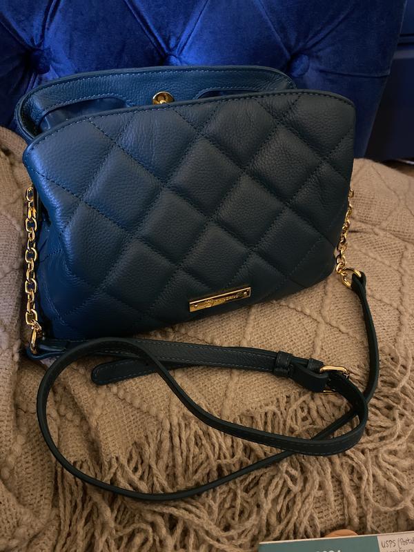 【SATIIIZ】Beckins Leather Crossbag Joy First Class Luxury Leather Quilted Chic Crossbody Bag