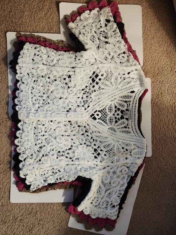 Nina Leonard Open Crochet Elbow-Sleeve Bolero Top | HSN