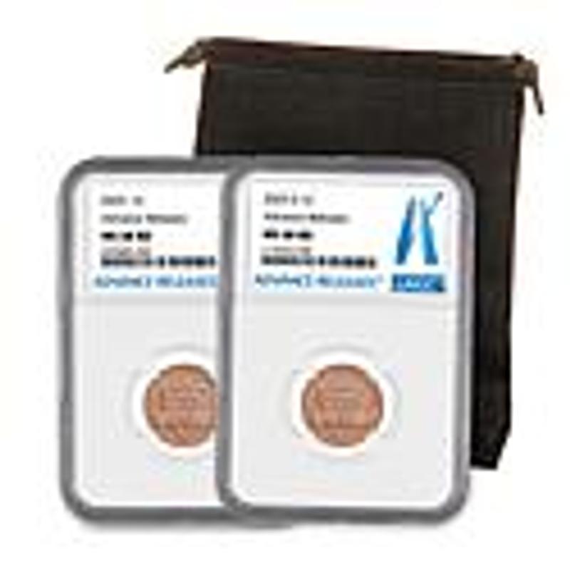2025 MS68 NGC Advance Releases Lincoln P- & D-Mint Shield