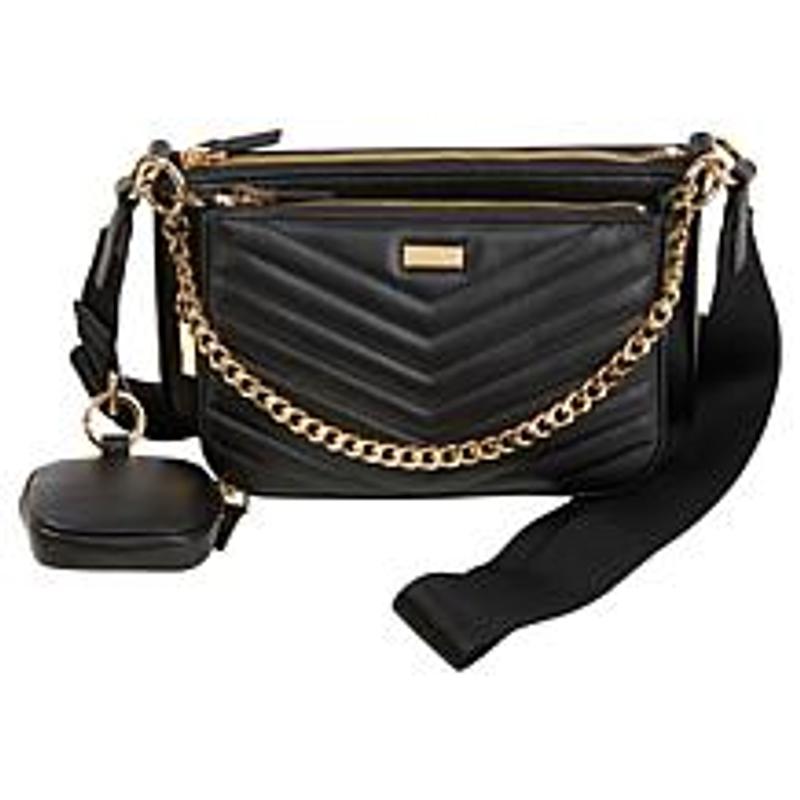 G by Giuliana Black Label Lamb Leather Multiset Crossbody