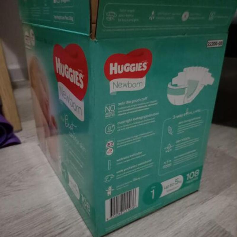 Huggies Nappies Infant For Boys Girls Size 4-8kg 48pk Baby
