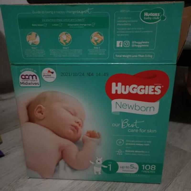Baby Nappies Huggies Newborn Nappies 108 Huggies Nappies Newborn