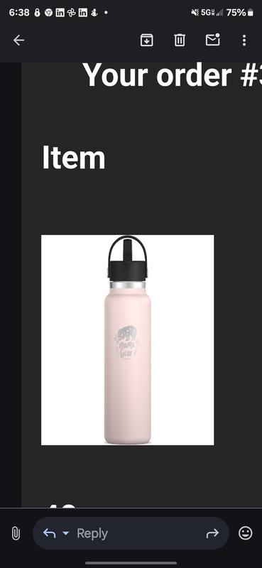 User uploaded product image