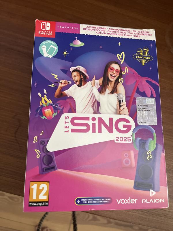 Sing 2025 Just Sing Switch Sing 2020 Let's Sing 2021 Nintendo
