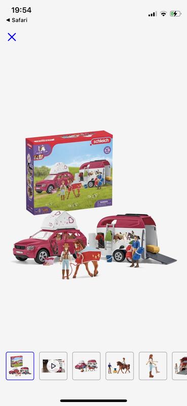 Schleich 42535 - Horse Club, Pferdeanhänger - Jetzt bei  bestellen