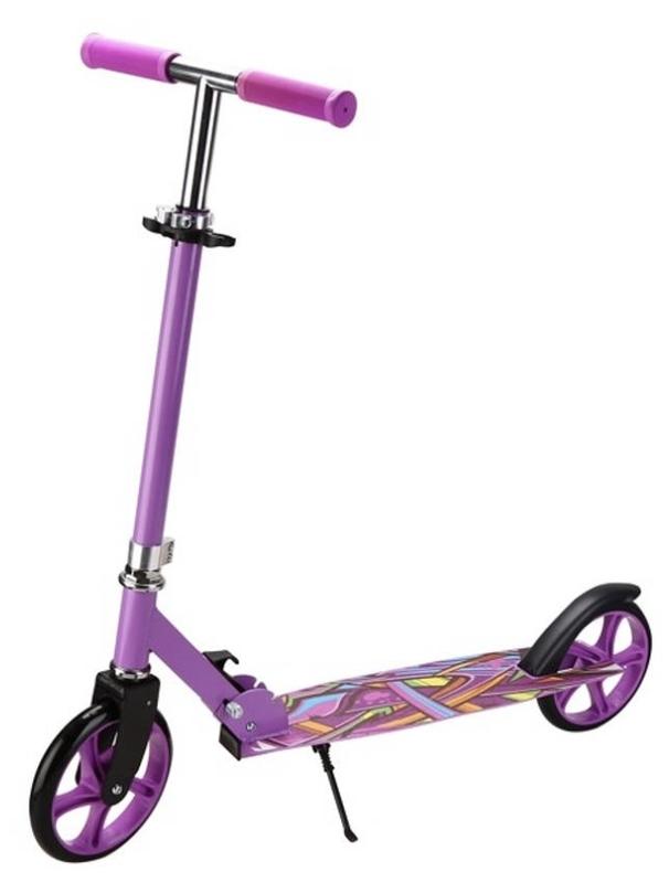 2021 OEM 2 tekerlekli ayaklı scooter 200mm PU tekerlek yetişkin büyük tekerlekli