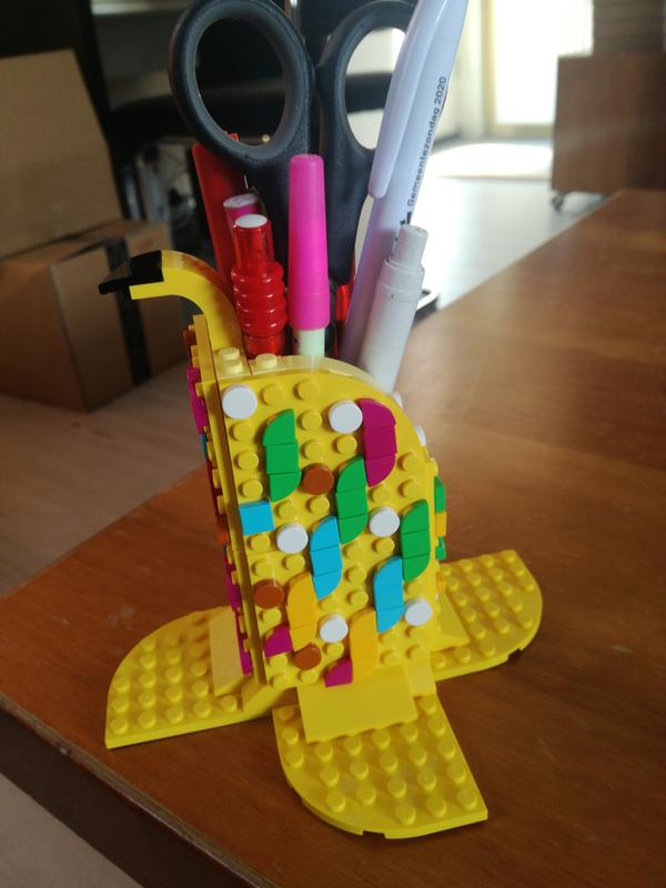 engel krassen oneerlijk LEGO DOTS grappige banaan pennenhouder 41948