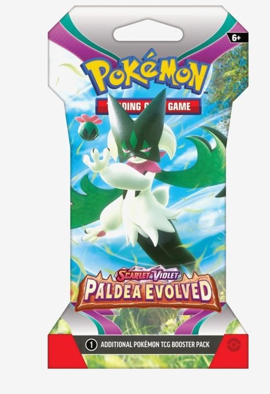 Sortido Cartas Pokémon Scarlet & Violet Sv02: Paldea Evolved EN - Booster  Pack-3 - Envio Aleatório