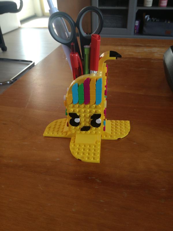 engel krassen oneerlijk LEGO DOTS grappige banaan pennenhouder 41948