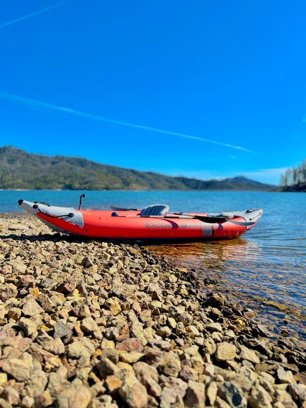 Intex Excursion Pro Canoë Gonflable 2 Places - Rouge (68309NP