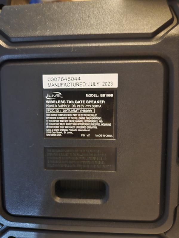 Photo submitted with review of product