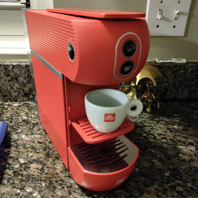 Illy EASY Rouge - Machine à café dosettes E.S.E.