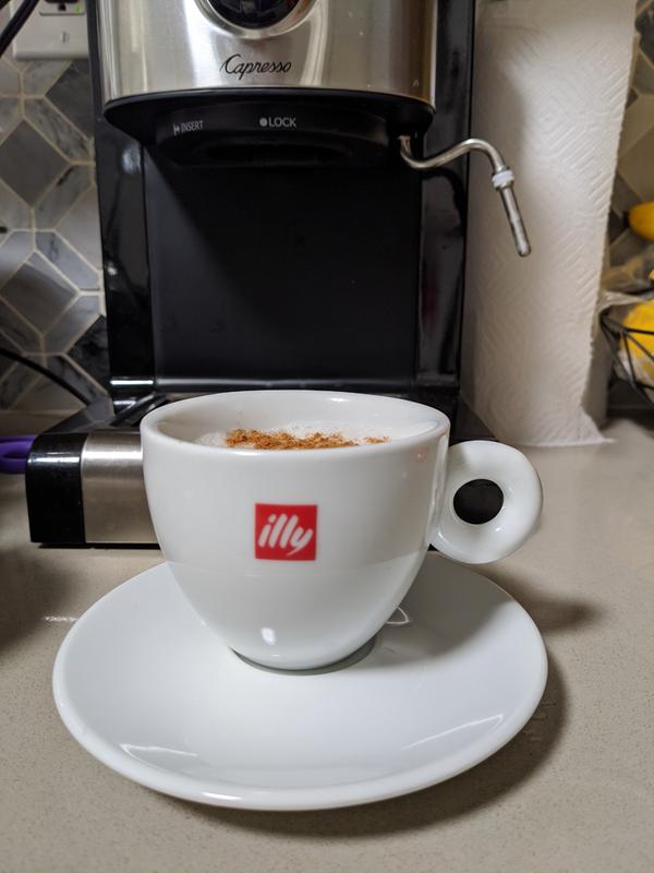 illy Logo Cappuccino Cups
