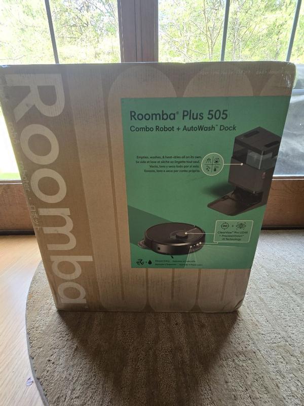 Roomba Plus 505 Combo ＋ Auto Wash iRobot Roomba Plus 505 Combo Mop & Vac Robot +AutoWash Dock - QVC.com
