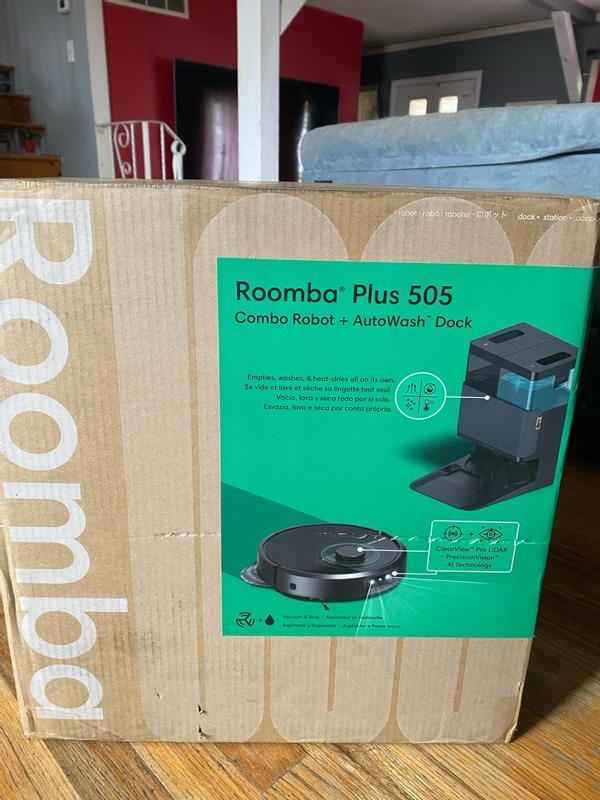 iRobot Roomba Plus 505 Combo Robot + AutoWash dock | HSN