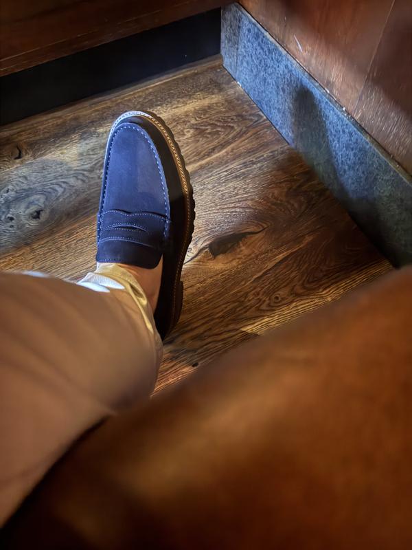 Men's Collier Penny Loafer in Brown Bomber Leather | Johnston & Murphy
