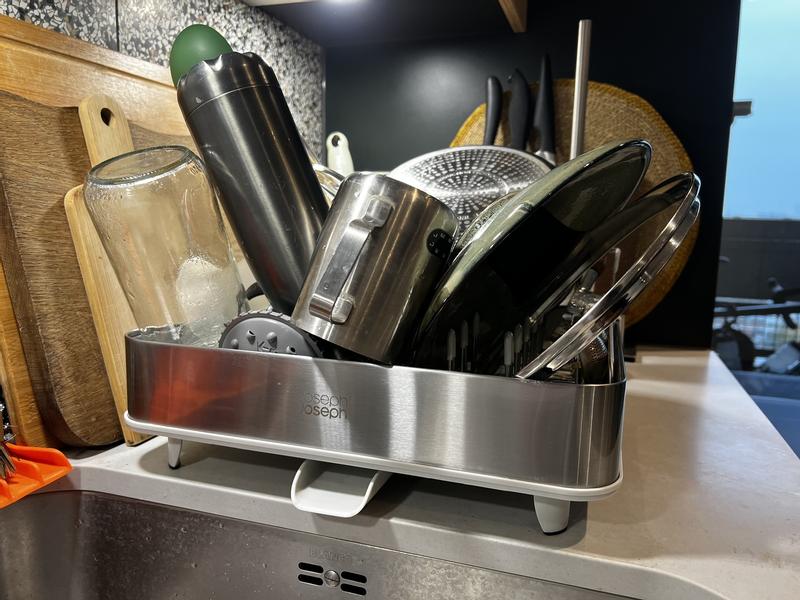 Joseph Joseph Surface Stainless Steel Sink Tidy In Light Stone - View #3