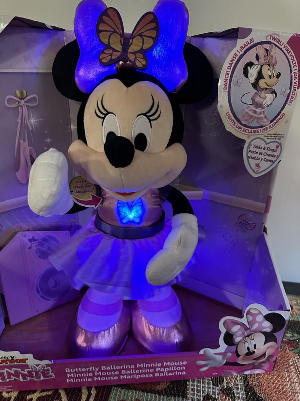 Disney Minnie Butterfly Ballerina Feature Plush Toy MYER