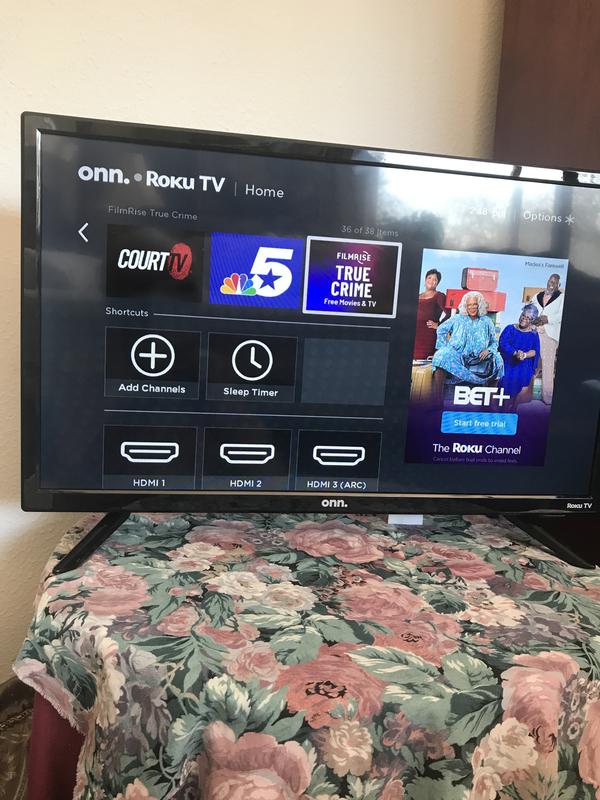  ONN Roku Smart TV de 32 pulgadas con audio Dolby y conectividad  Wi-Fi 100012589 (renovado) : Electrónica