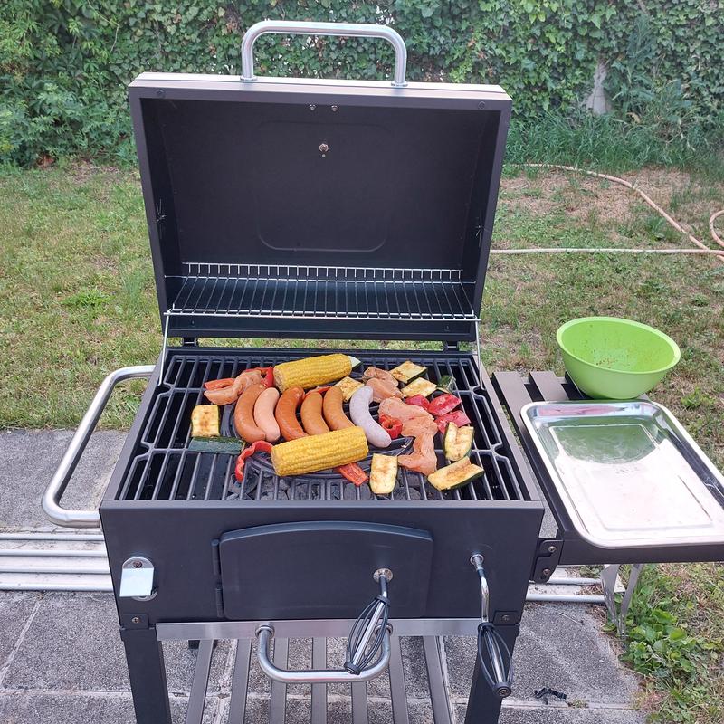 Grill sferico a carbonella Nero (HxLxP) 82,5 x 60 x 51,5 cm