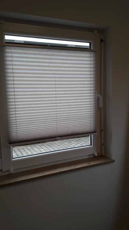 Terrassentür Plissee