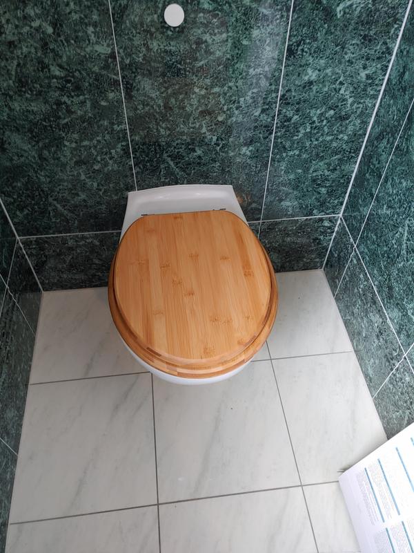 SCHÜTTE Siège de toilette fermeture en douceur NATURAL BAMBOO