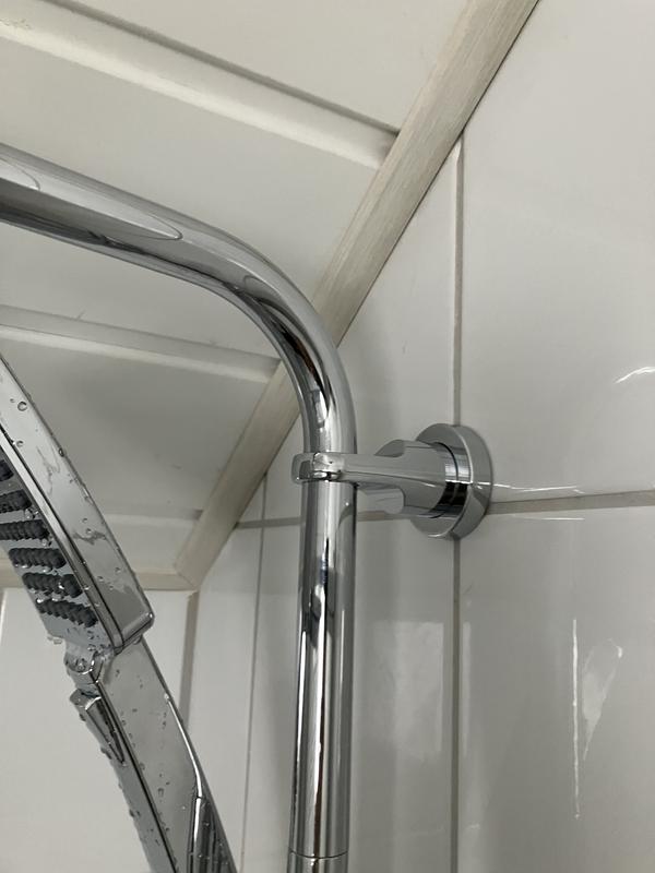 Schütte Duschsystem Mallorca mit Kopfbrause und Handbrause bei Armatur OBI kaufen ohne Chrom