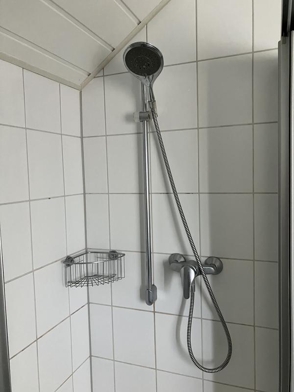 Neues Geschäft Schütte Duschsystem Mallorca mit OBI Chrom Kopfbrause Armatur ohne Handbrause bei kaufen und
