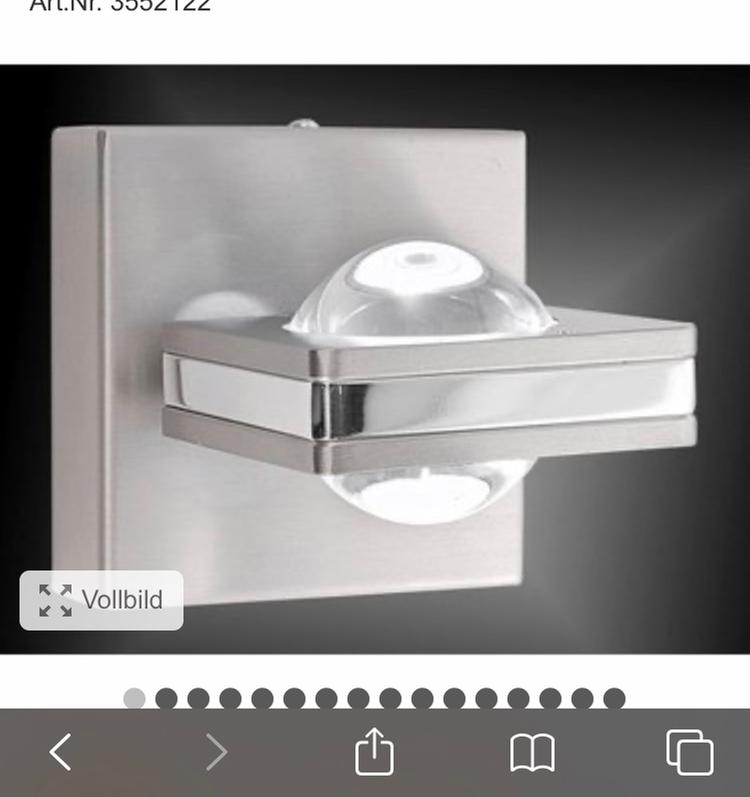 Paul Neuhaus Led Wandleuchte Q Fisheye 1 Flammig Dimmbar Rgb W Eek A Kaufen Bei Obi