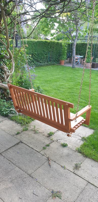 Hange Und Gartenbank Columbia 2 Sitzer Eukalyptus Braun 56 X 130 X 63 Cm Kaufen Bei Obi