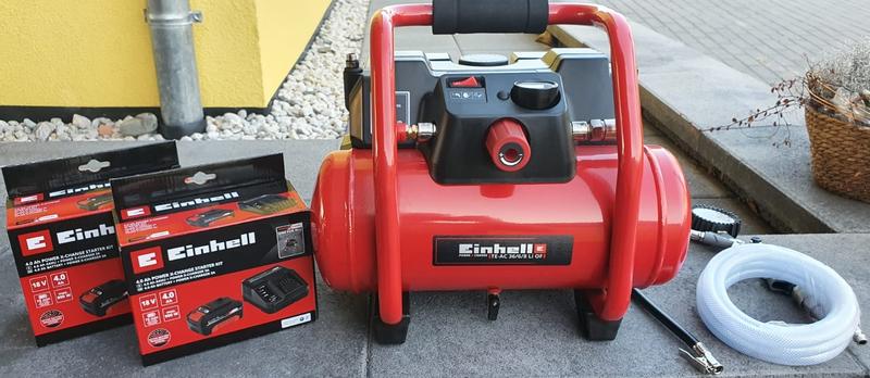 Einhell Set compressore a batteria TE-AC 36/6/8 Li OF senza batteria