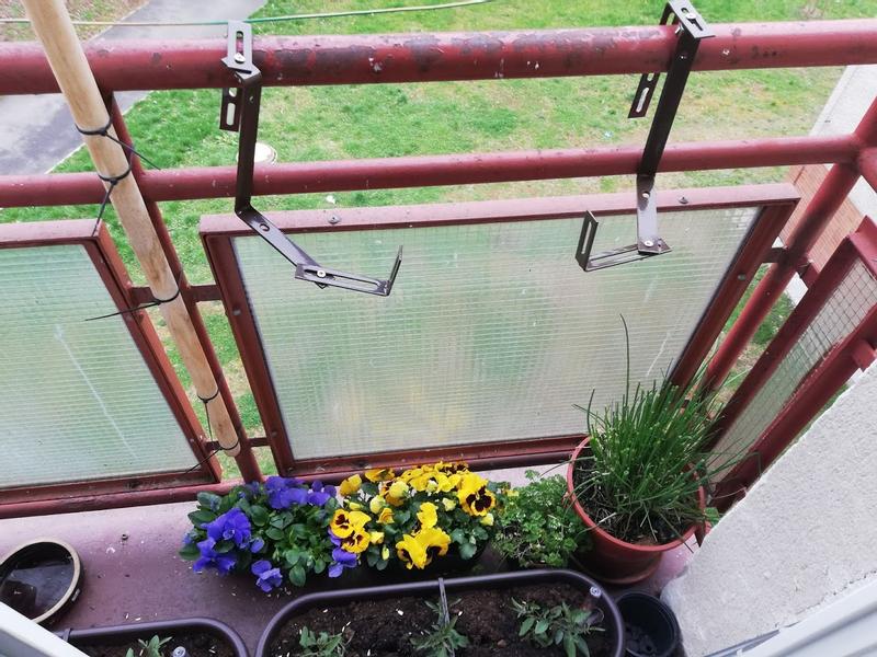 2 Supporti Per Fioriere Da Balcone, Regolabili, Fissaggio - Foto 7