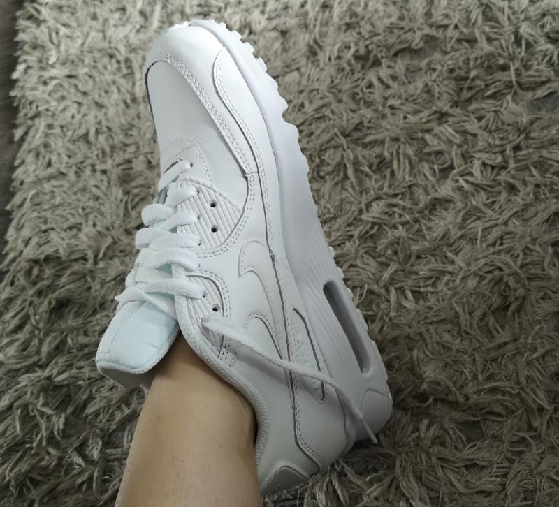 womens nike air max white leather